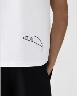 Le T-shirt Jondal - Dots Weiß