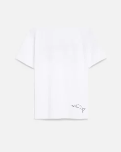 Le T-shirt Jondal - Dots Weiß