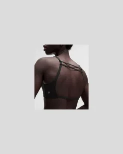 LightLift BH mit offenem Design hinten und leichtem Halt für B/C-Cups für Frauen – Größe in Schwarz