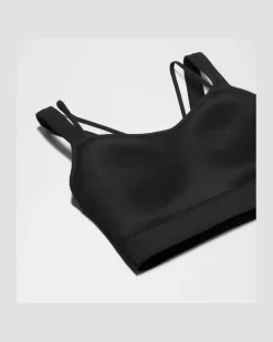 Like a Cloud Gerippter Longline-BH Leichter Halt für D/DD-Cups für Frauen – Größe in Black