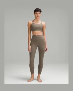 Like a Cloud Gerippter Longline-BH leichter Halt B/C Cups für Frauen – Größe in Nomad