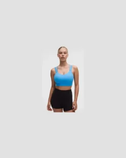 Like a Cloud Longline-BH Leichter Halt D/DD-Cups für Frauen – Größe in Ocean Wave