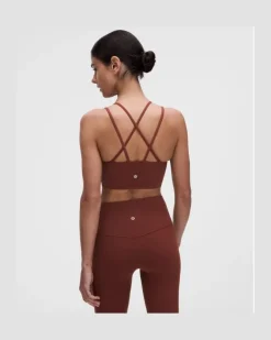 Like a Cloud Longline-BH Leichter Halt B/C Cups für Frauen – Größe in Cranberry Charm