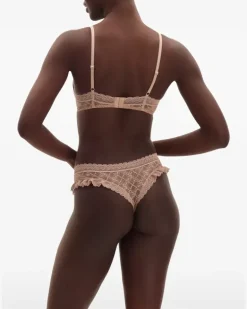 Lili Tanga mit Rüschen - Nude