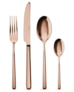 Linear Besteck (für 6 Personen) - Rosa