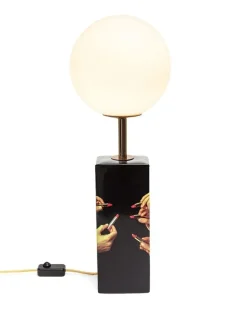 Lipsticks Tischlampe mit US-Stecker - Schwarz
