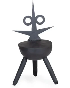 Little Tully Little Monster Hocker - Schwarz