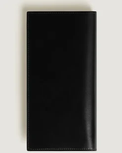 Längliche Brieftasche 6 cc aus Meisterstück Leder - Tintenblau/Schwarz - Leder - MB222496 - Brieftaschen