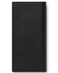 Längliche Brieftasche 15 cc aus Sartorial Leder - Schwarz - Leder - MB130320 - Brieftaschen