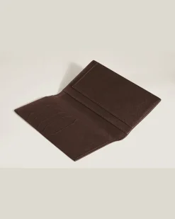 Längliche Brieftasche 6 cc aus Sartorial Leder - Ebony colour - Leder - MB223021 - Brieftaschen
