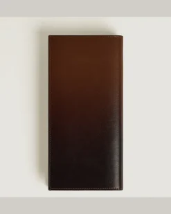 Längliche Brieftasche 14 cc mit Reißverschluss aus Meisterstück Sfumato-Leder - Sfumato-Braun - Leder - MB220318 - Brieftaschen