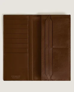 Längliche Brieftasche 14 cc mit Reißverschluss aus Meisterstück Sfumato-Leder - Sfumato-Braun - Leder - MB220318 - Brieftaschen