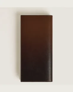 Längliche Brieftasche 14 cc mit Reißverschluss aus Meisterstück Sfumato-Leder - Sfumato-Braun - Leder - MB220318 - Brieftaschen