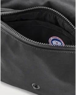Logo-Appliquéd Shell Belt Bag Black