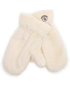 Logo-Handschuhe Beige