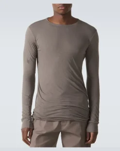 Longsleeve aus Baumwoll-Jersey Grau