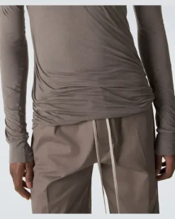 Longsleeve aus Baumwoll-Jersey Grau