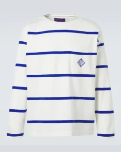 Longsleeve aus Baumwoll-Jersey Weiß