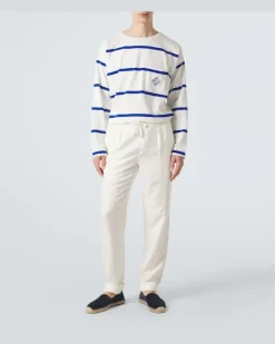 Longsleeve aus Baumwoll-Jersey Weiß