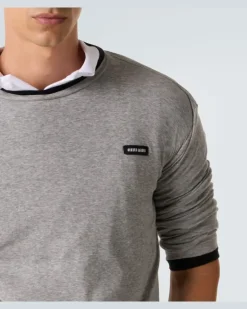 Longsleeve aus Baumwoll-Jersey Grau