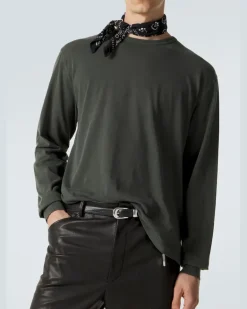 Longsleeve aus Baumwoll-Jersey Grau