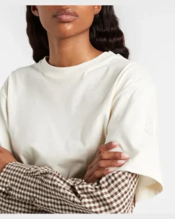 Longsleeve aus Baumwoll-Jersey Weiß