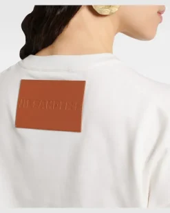 Longsleeve aus Baumwoll-Jersey Weiß