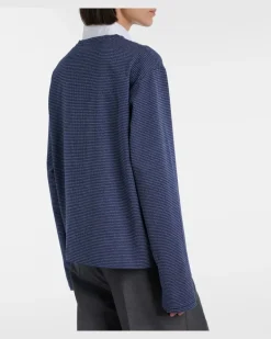 Longsleeve aus Baumwoll-Jersey Blau