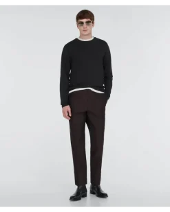 Longsleeve aus einem Baumwollgemisch Schwarz