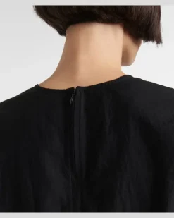 Longsleeve aus einem Baumwollgemisch Schwarz