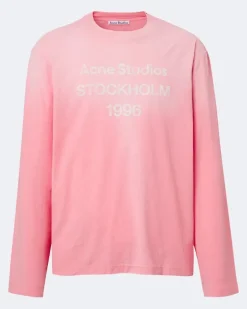 Longsleeve 1996 aus Jersey Rosa