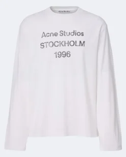 Longsleeve aus Jersey Weiß
