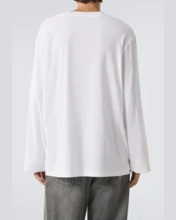 Longsleeve aus Jersey Weiß