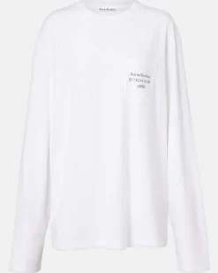 Longsleeve Edden aus einem Baumwollgemisch Weiß