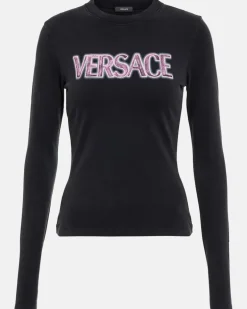 Longsleeve Goddess aus einem Baumwollgemisch Multicolor