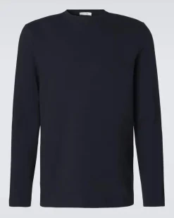 Longsleeve Leon aus Baumwoll-Jersey Schwarz