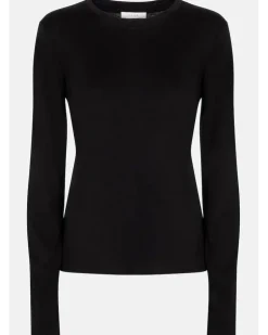 Longsleeve Shermann aus Baumwolle Schwarz