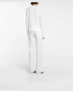 Longsleeve Shermann aus Baumwolle Weiß