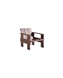 Lounge-Sessel Crate - Rot - Kiefer, massiv - Designer Gerrit Rietveld