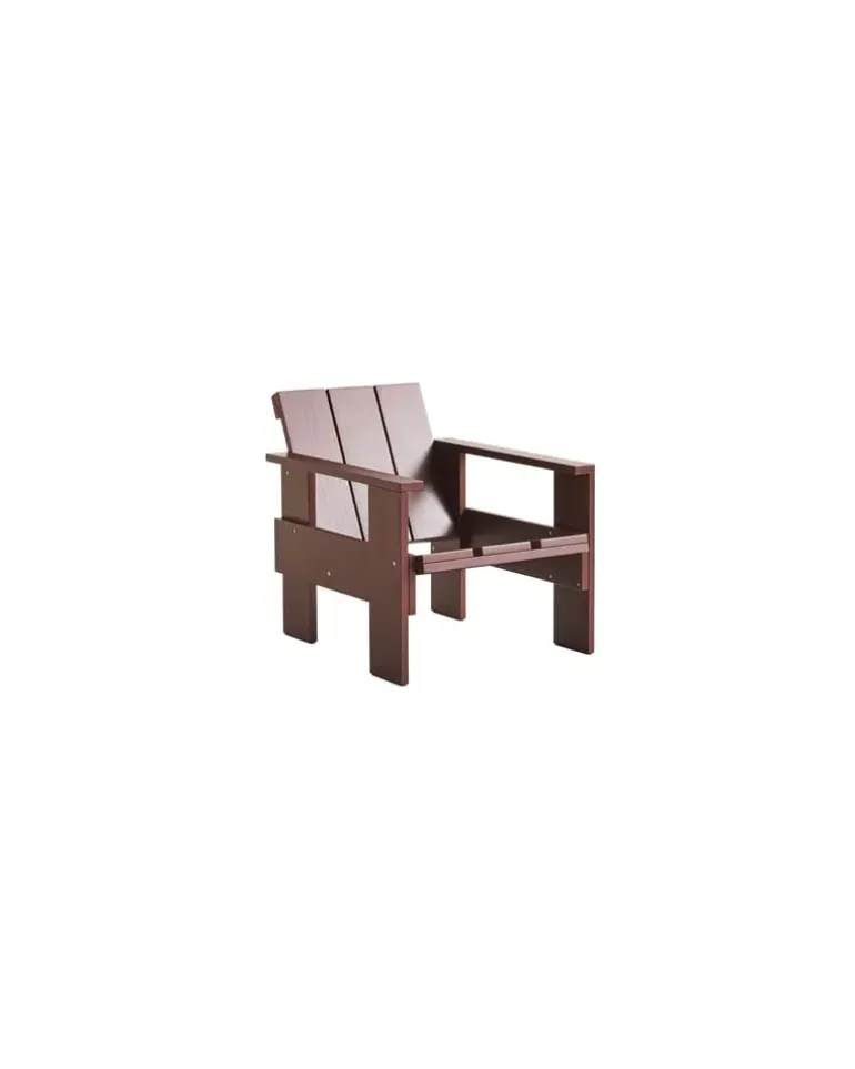 Lounge-Sessel Crate - Rot - Kiefer, massiv - Designer Gerrit Rietveld