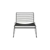 Lounge Sessel Hee - Schwarz - lackierter Stahl - Designer Hee Welling