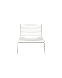 Lounge Sessel Hee - Weiß - lackierter Stahl - Designer Hee Welling