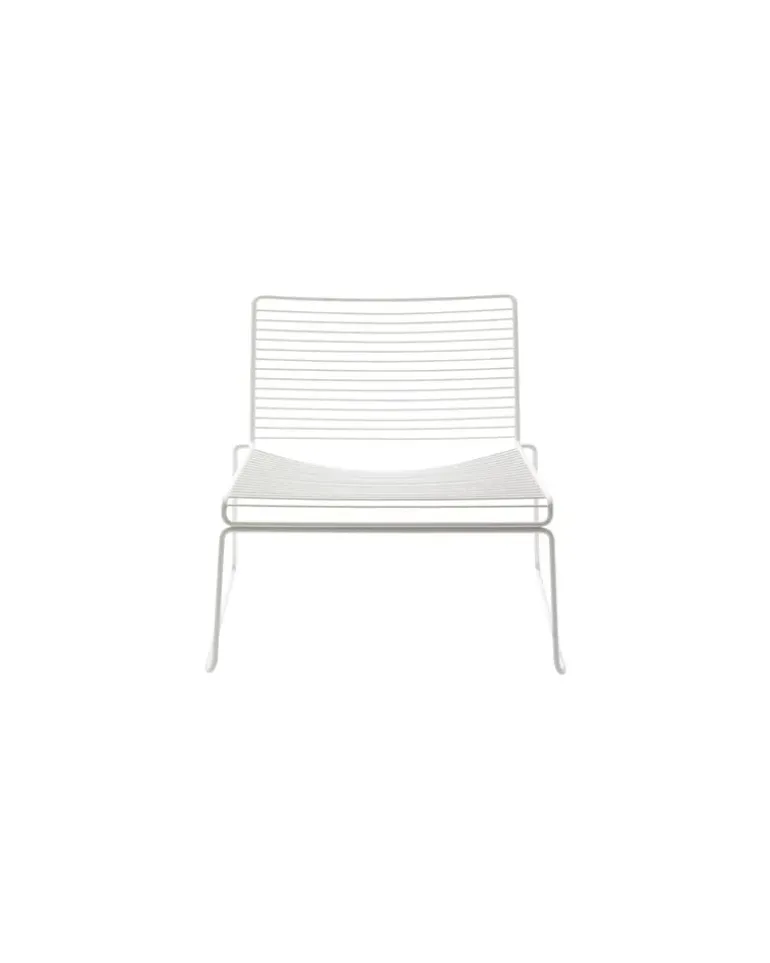 Lounge Sessel Hee - Weiß - lackierter Stahl - Designer Hee Welling