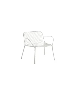 Lounge Sessel HiRay - Weiß - bemalter galvanisierter Stahl - Designer Ludovica & Roberto Palomba
