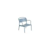 Lounge Sessel Linear - Blau - Stahl - Designer Thomas Bentzen