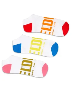 Low-Cut-Socken mit Logo im Dreierpack - Socken - Herren - Weiss