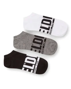 Low-Cut-Socken mit Logo im Dreierpack - Socken - Herren - Bunt