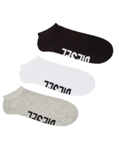 Low-Cut-Socken mit Spann-Logo im Dreierpack - Socken - Herren - Bunt