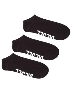 Low-Cut-Socken mit Spann-Logo im Dreierpack - Socken - Herren - Schwarz