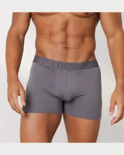 Luxe Herren-Boxer (3er Paket) - Dunkelgrau Charcoal